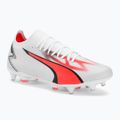 Pánské kopačky PUMA Ultra Match MXSG puma white/puma black/fire orchid