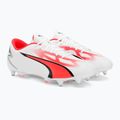 Pánské kopačky PUMA Ultra Play MXSG puma white/puma black/fire orchid 4