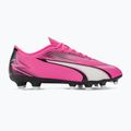 Kopačky PUMA Ultra Ultimate FG/AG jedovatě růžová/puma bílá/puma černá 2