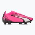 Kopačky PUMA Ultra Match MxSG jedovatě růžová/puma bílá/puma černá 2
