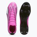 Kopačky PUMA Ultra Match MxSG jedovatě růžová/puma bílá/puma černá 11
