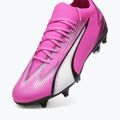 Kopačky PUMA Ultra Match MxSG jedovatě růžová/puma bílá/puma černá 12