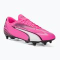 Kopačky PUMA Ultra Play MxSG jedovatě růžová/puma bílá/puma černá