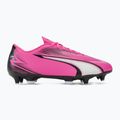 Kopačky PUMA Ultra Play MxSG jedovatě růžová/puma bílá/puma černá 2