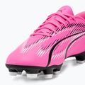 Fotbalové boty PUMA Ultra Play FG/AG jedovatě růžová/puma bílá/puma černá 7