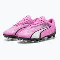 Dětské kopačky PUMA Ultra Play FG/AG Jr poison pink/puma white/puma black 10