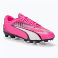 Dětské kopačky PUMA Ultra Play FG/AG Jr poison pink/puma white/puma black