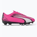 Dětské kopačky PUMA Ultra Play FG/AG Jr poison pink/puma white/puma black 2