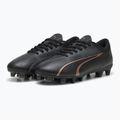 PUMA Ultra Play FG/AG Jr dětské kopačky puma black/copper rose 10