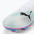 Dětské kopačky  PUMA Future 7 Play FG/AG puma white/puma black/poison pink 7