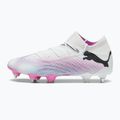 Kopačky PUMA Future 7 Ultimate MxSG puma white/puma black/poison pink 8