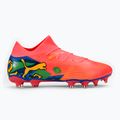 Kopačky PUMA Future 7 Match Neymar Jr FG/AG sunset glow/black/sun stream/puma green/blue 2