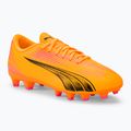 Dětské kopačky PUMA Ultra Play FG/AG Jr sunset glow/puma black/sun stream