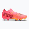 Fotbalové boty PUMA Future 7 Ultimate MxSG sunset glow/puma black/sun stream 9