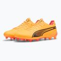 Fotbalové boty PUMA King Ultimate Fg/Ag sun stream/puma black/sunset glow 10