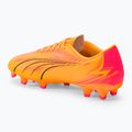 Fotbalové boty PUMA Ultra Play FG/AG sunset glow/puma black/sun stream 3