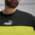 Pánské tričko  PUMA ESS+ Block Tee puma black/lime sheen 5
