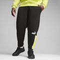 Pánské kalhoty  PUMA ESS+ Block Sweatpants TR puma black/lime sheen 4