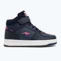 Dětské boty KangaROOS K-CP Bound Mid EV dark navy/daisy pink 2