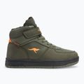 Dětské boty KangaROOS K-CP Bound Mid EV military green / flame 2