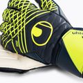 Brankářské rukavice  uhlsport Prediction Supersoft navy/white/fluo yellow 3