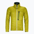 Ortovox Swisswool pánská hybridní bunda Piz Boval zelená oboustranná 6114100052