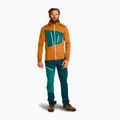 Pánská trekingová mikina Ortovox Fleece Grid Hoody hnědá 87211 2