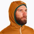 Pánská trekingová mikina Ortovox Fleece Grid Hoody hnědá 87211 4