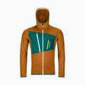 Pánská trekingová mikina Ortovox Fleece Grid Hoody hnědá 87211 9