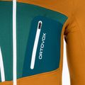 Pánská trekingová mikina Ortovox Fleece Grid Hoody hnědá 87211 8
