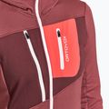 Dámská trekingová mikina Ortovox Fleece Grid Hoody červená 87201 5