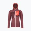 Dámská trekingová mikina Ortovox Fleece Grid Hoody červená 87201 10