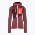 Dámská trekingová mikina Ortovox Fleece Grid Hoody červená 87201 6