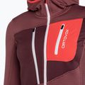 Dámská trekingová mikina Ortovox Fleece Grid Hoody červená 87201 8