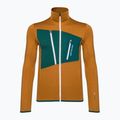 Pánská trekingová mikina Ortovox Fleece Grid hnědá 87212