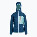 Dámská hybridní bunda ORTOVOX Swisswool Piz Duan modrá 6122700037