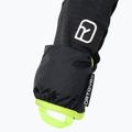 Pánské parašutistické rukavice ORTOVOX Fleece Grid Cover black raven 7
