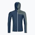 Pánská mikina ORTOVOX Fleece Light Grid Hooded deep ocean 7