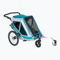 Qeridoo Speedkid2 dvojitý přívěs na kolo modrý Q-SK2-21-P 2