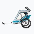 Qeridoo Speedkid2 dvojitý přívěs na kolo modrý Q-SK2-21-P 9