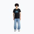 Pánské polo tričko Alpha Industries black/blue 2