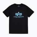 Pánské polo tričko Alpha Industries black/blue 5