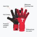 Brankářské rukavice T1TAN Rebel 2.0 Solar Red 2