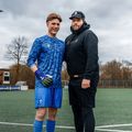 Brankářské rukavice T1TAN Blue Beast 3.0 FP blue/white 7