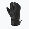 Pánské lyžařské rukavice Descente 3 Finger Leather black 2