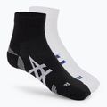 Běžecké ponožky ASICS Cushion Run Quarter 2 pary performance black/brilliant white