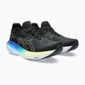 ASICS Gel-Nimbus 25 pánské běžecké boty black/glow yellow 11