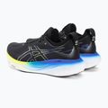 ASICS Gel-Nimbus 25 pánské běžecké boty black/glow yellow 3