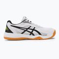 Pánská squashová obuv ASICS Upcourt 5 white / safety yellow 2