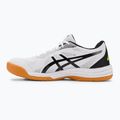 Pánská squashová obuv ASICS Upcourt 5 white / safety yellow 3